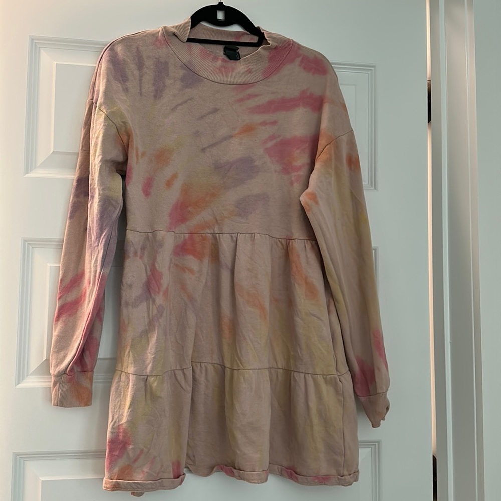 Wild Fable Tie Dye Sweatshirt Dress